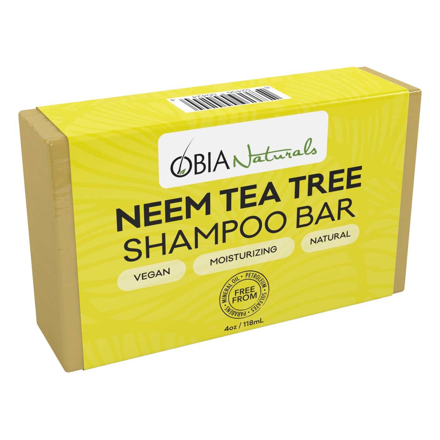 Neem Tea Tree Shampoo Bar - OBIA Naturals - 1