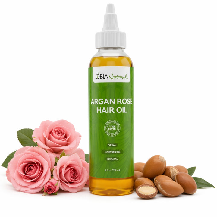 Argan Rose Hair Oil — Argan Hair Oil for Dry, Curly Hair