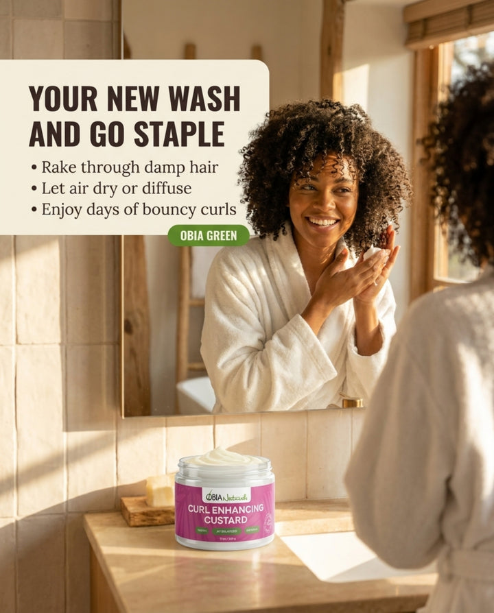 Curl Enhancing Custard — Defining Curl Gel for Curly Hair