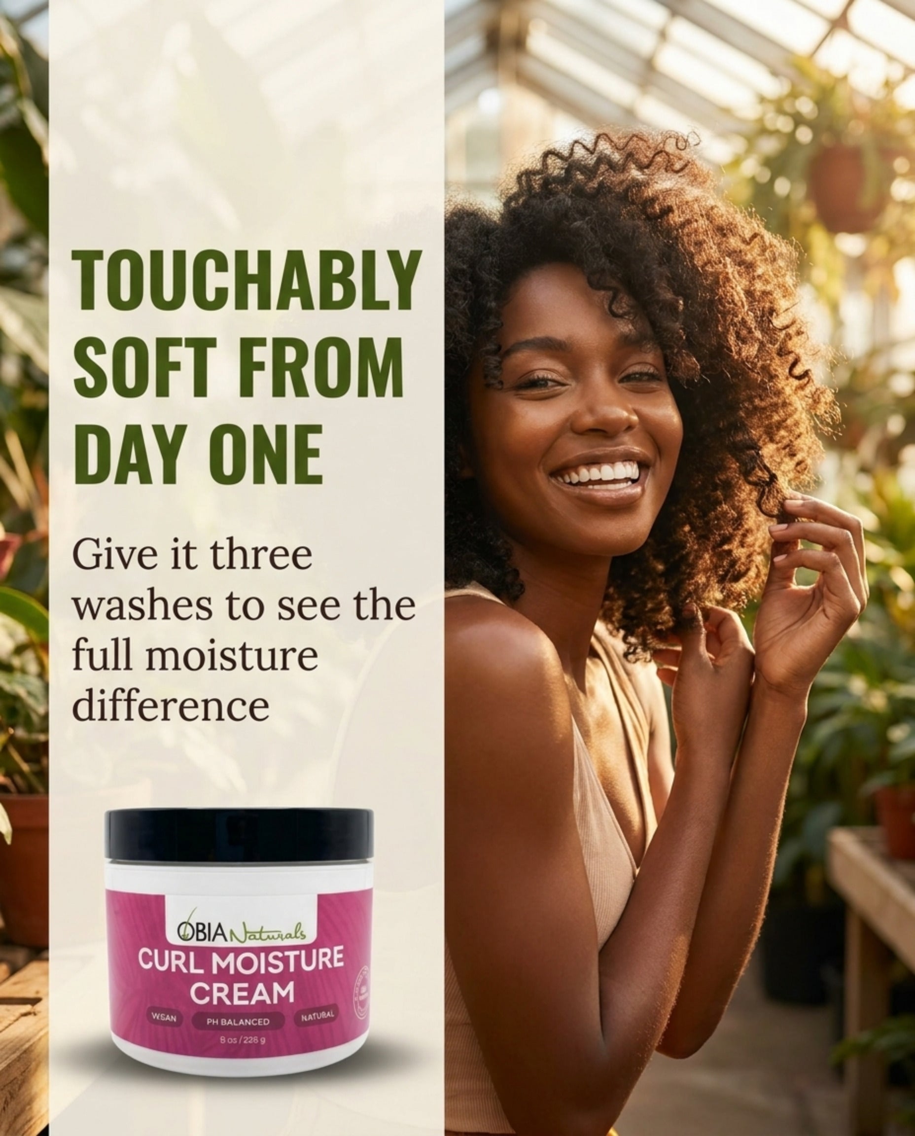 Curl Moisture Cream — Leave-In Curl Cream | OBIA