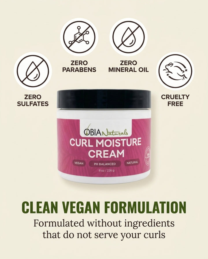 Curl Moisture Cream — Curl Cream &amp; Leave-In Conditioner for Curly Hair
