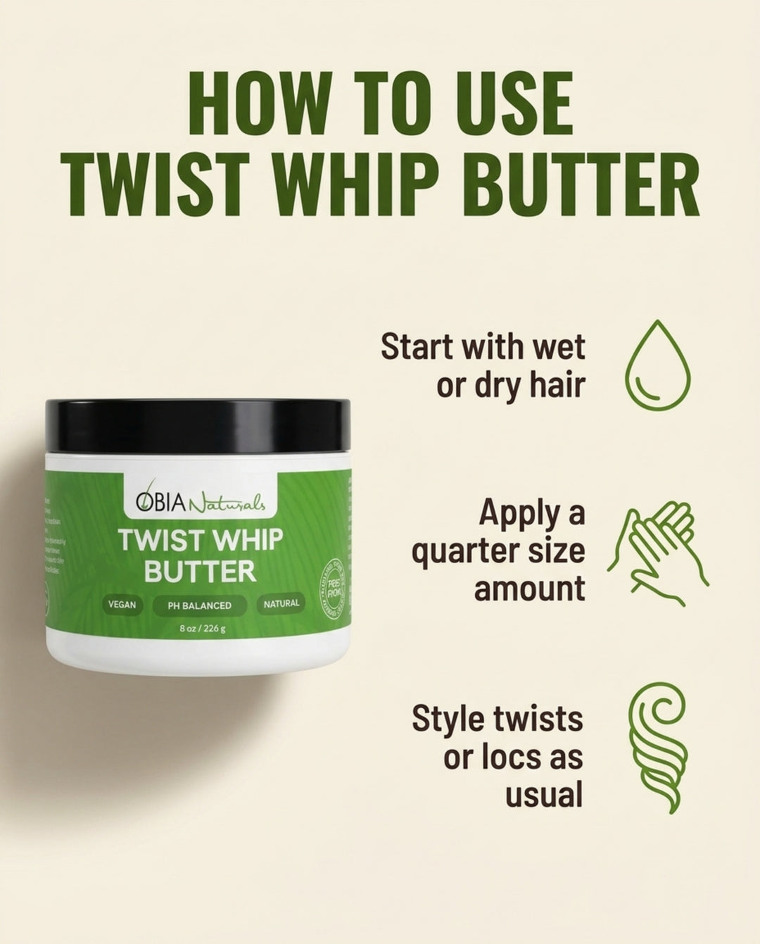 Twist Whip Butter — Curl Definition Butter for Twist-Outs
