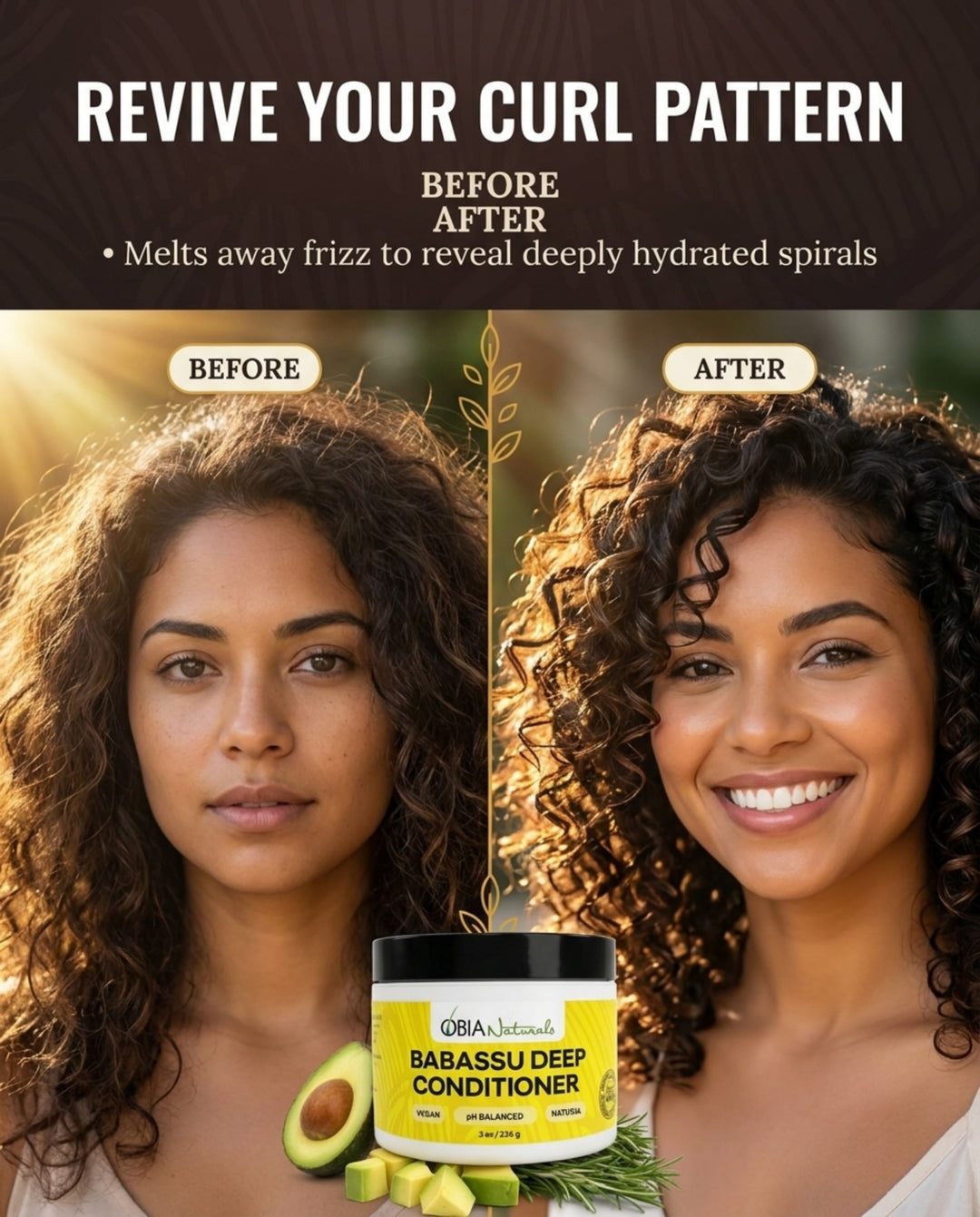 Babassu Deep Conditioner — Protein-Free for Dry, Curly Hair