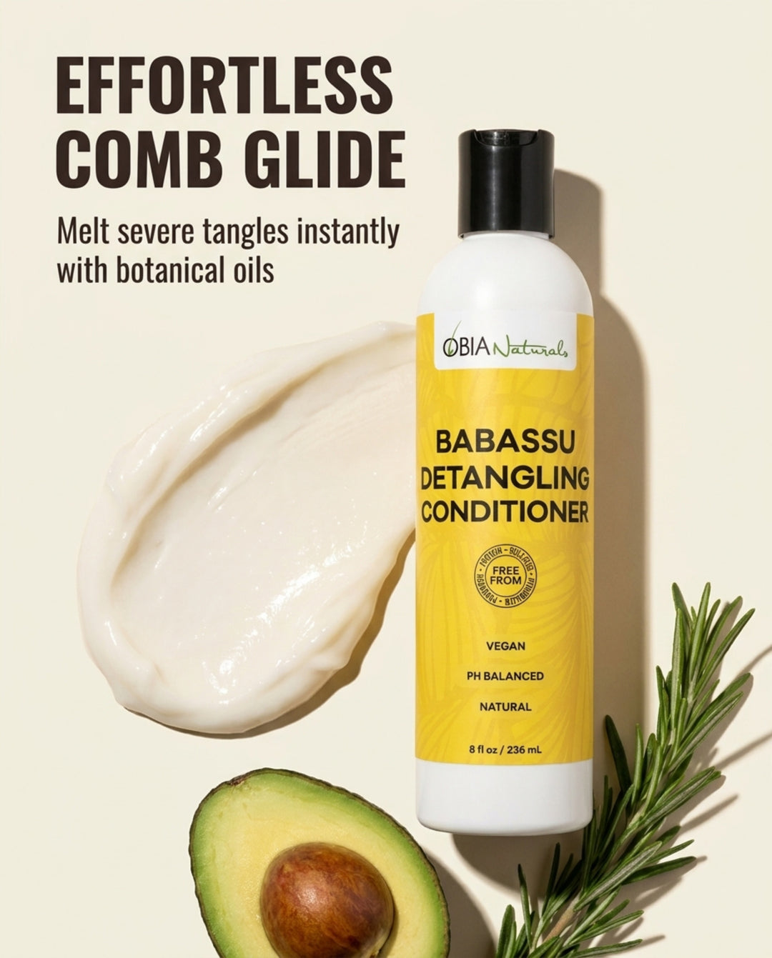 Babassu Detangling Conditioner — Slip Detangler for Curls