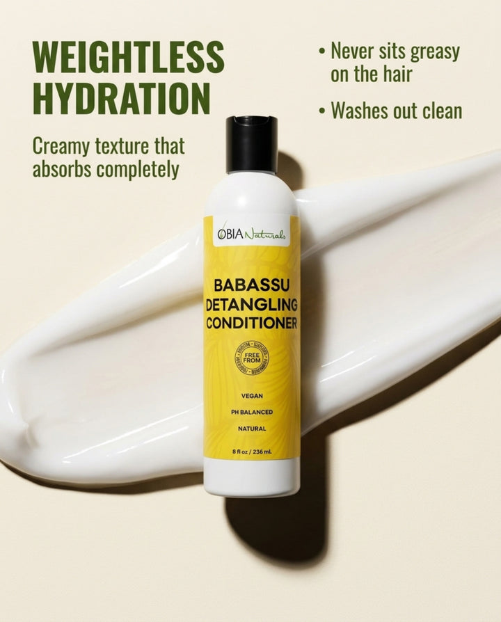 Babassu Detangling Conditioner — Slip Detangler for Curls