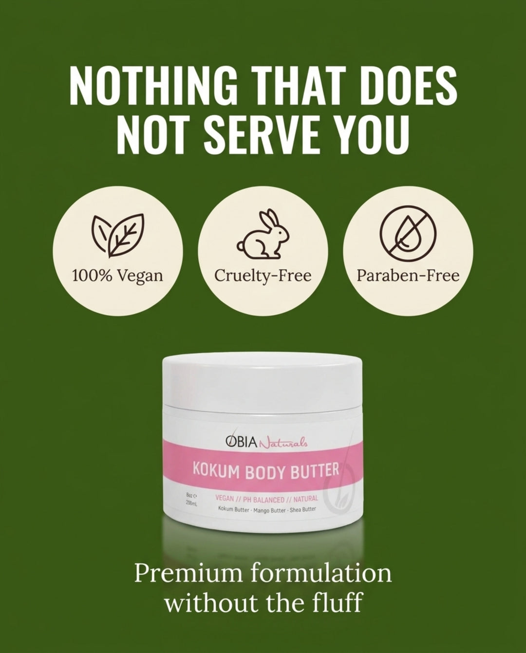 Kokum Body Butter — Whipped Body Butter for Women, Dry Skin