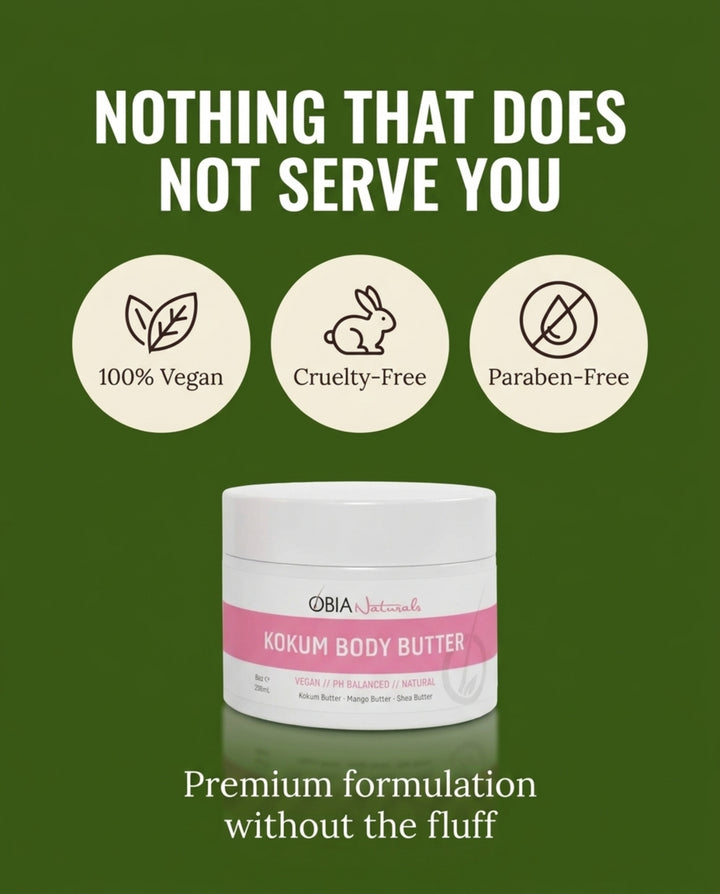 Kokum Body Butter — Whipped Body Butter for Women, Dry Skin