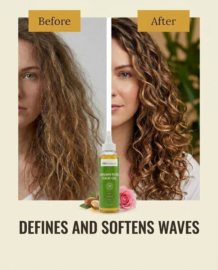 Argan Rose Hair Oil — Argan Hair Oil for Dry, Curly Hair