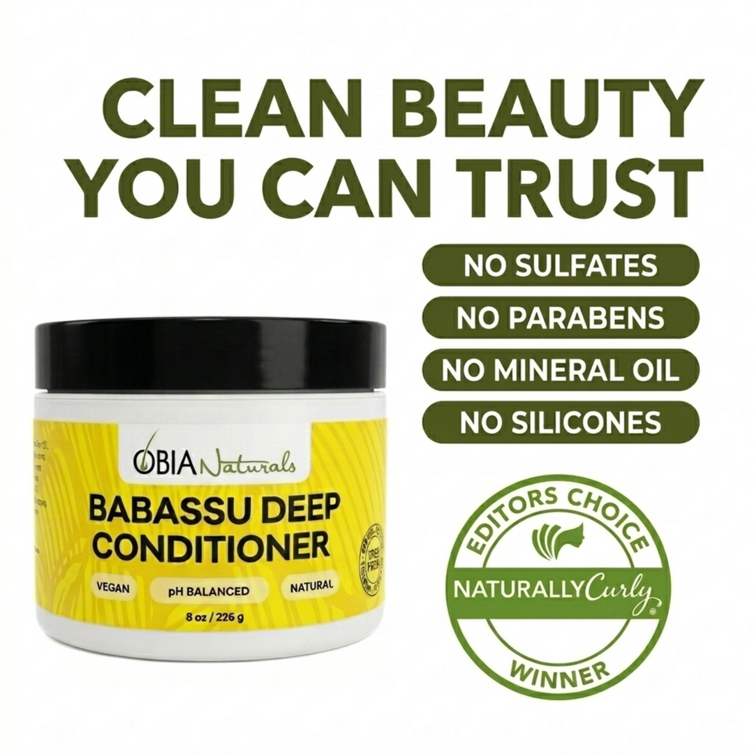 Babassu Deep Conditioner by OBIA Naturals — pH-balanced moisture for every curl pattern