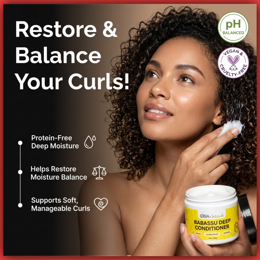 OBIA Naturals Babassu Deep Conditioner — restores balance to dry, damaged hair
