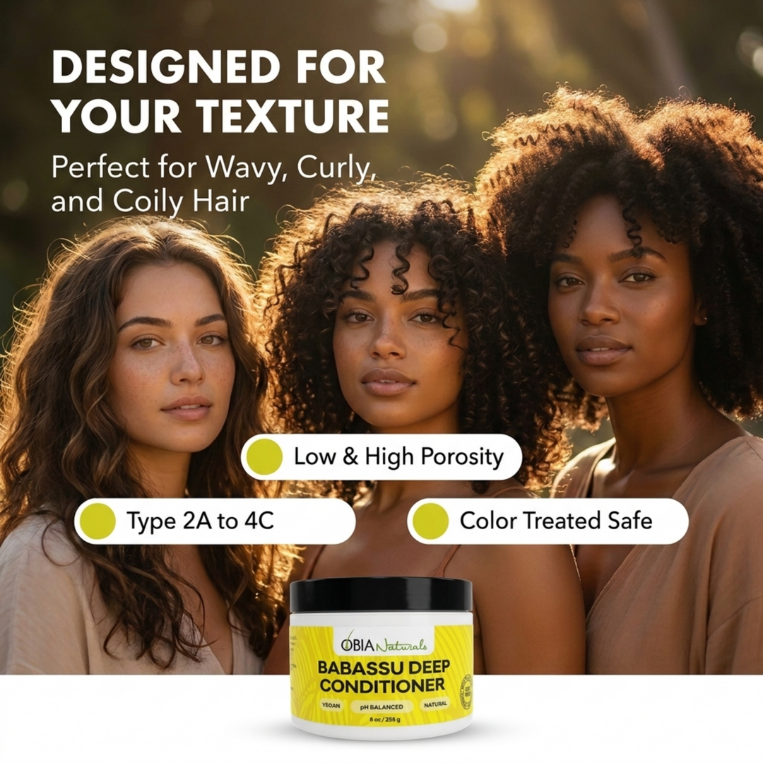 Babassu Deep Conditioner — protein-free formula for protein-sensitive curls and coils