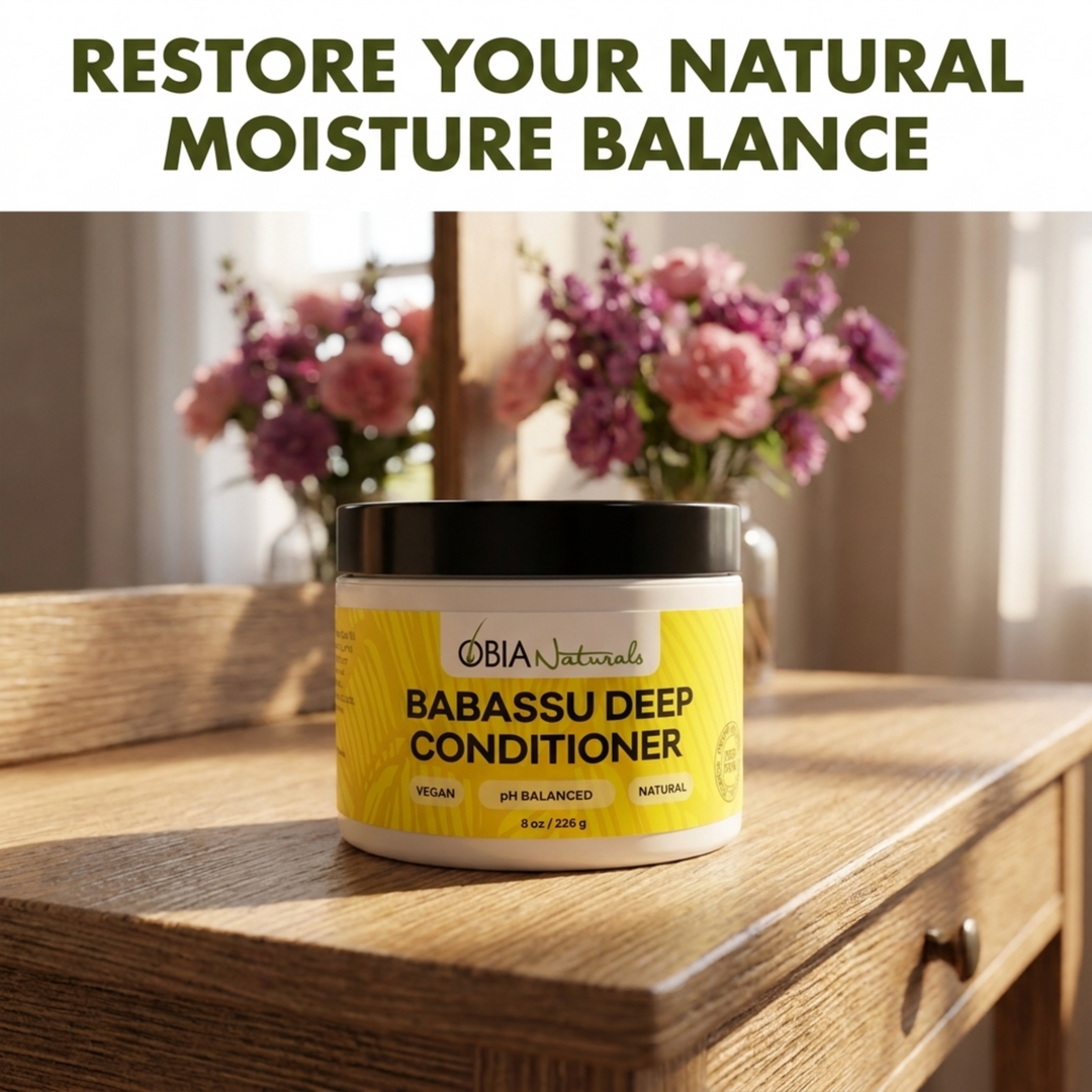 OBIA Naturals Babassu Deep Conditioner — replenishes thirsty curls with fortifying moisture