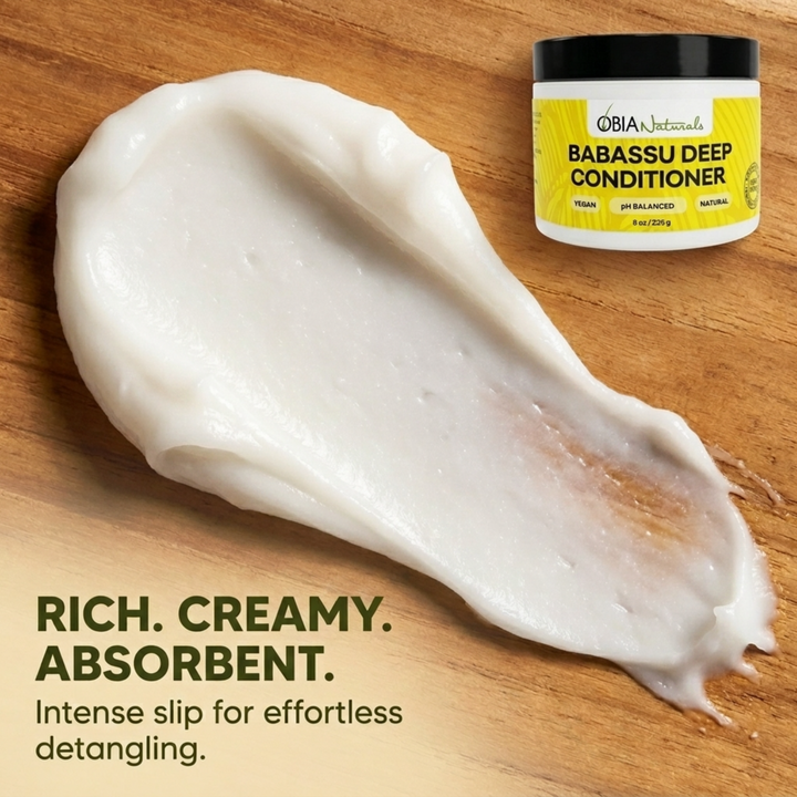 Babassu Deep Conditioner — sulfate-free, paraben-free formula for curly and coily hair