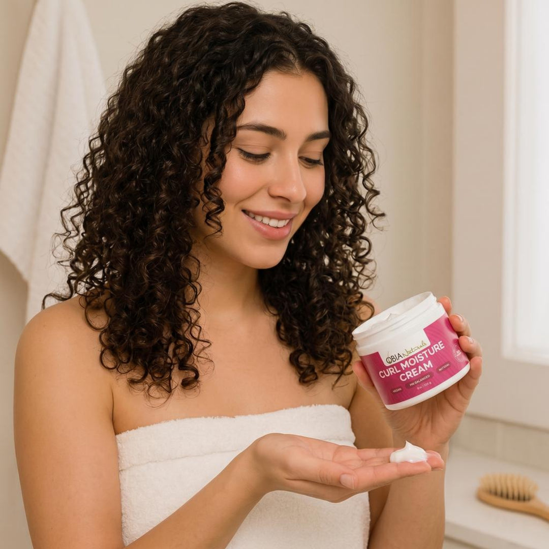 OBIA Naturals Curl Moisture Cream — smooths frizz and seals in moisture