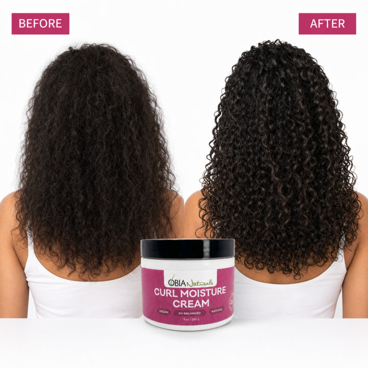 Curl Moisture Cream — Argan, Olive, and Grape Seed oils for luminous shine