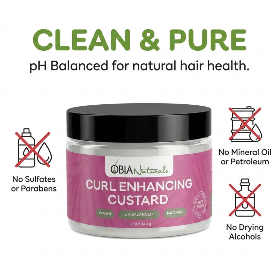 OBIA Naturals Curl Enhancing Custard — voted Best Styling Cream for Type 3 hair