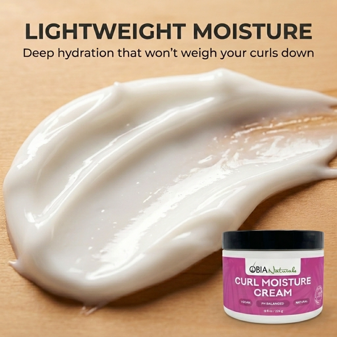 Curl Moisture Cream — vegan leave-in with Burdock Root and Lavender