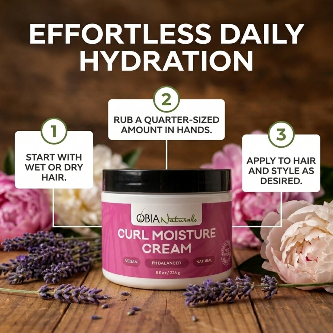 OBIA Naturals Curl Moisture Cream — soft, defined curls with everyday luxury