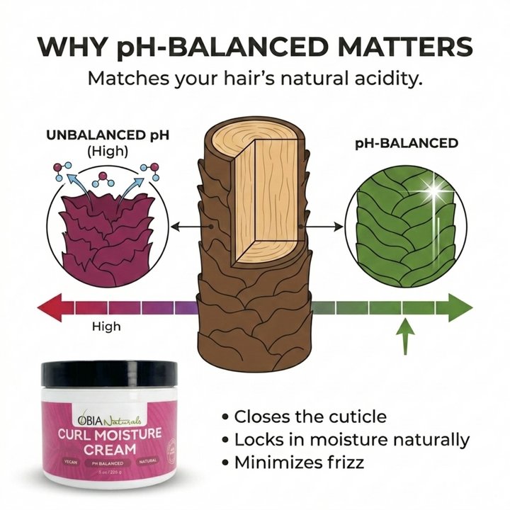 OBIA Naturals Curl Moisture Cream — whisper-light leave-in for fine hair and thirsty coils