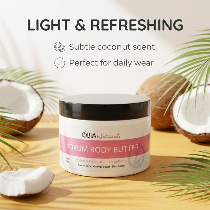 Kokum Body Butter — Whipped Body Butter for Women, Dry Skin