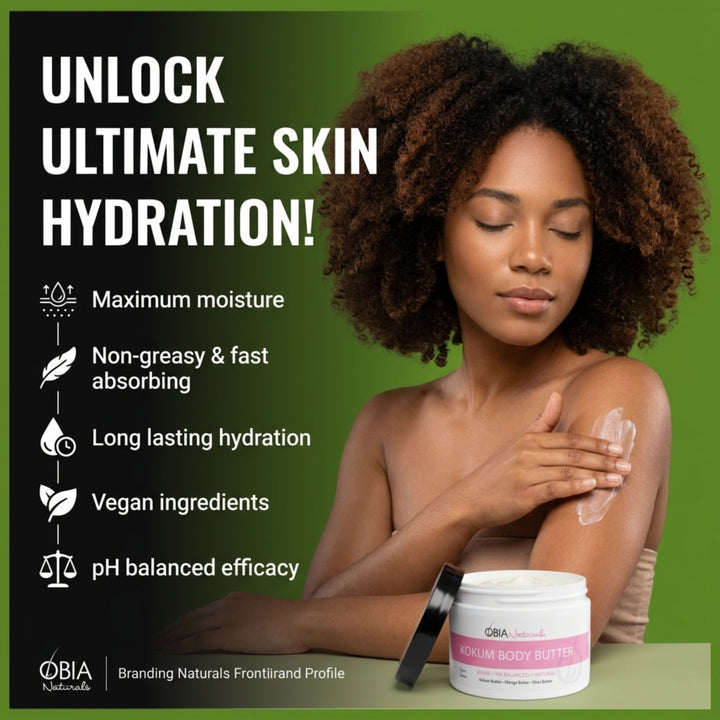 Kokum Body Butter — Whipped Body Butter for Women, Dry Skin