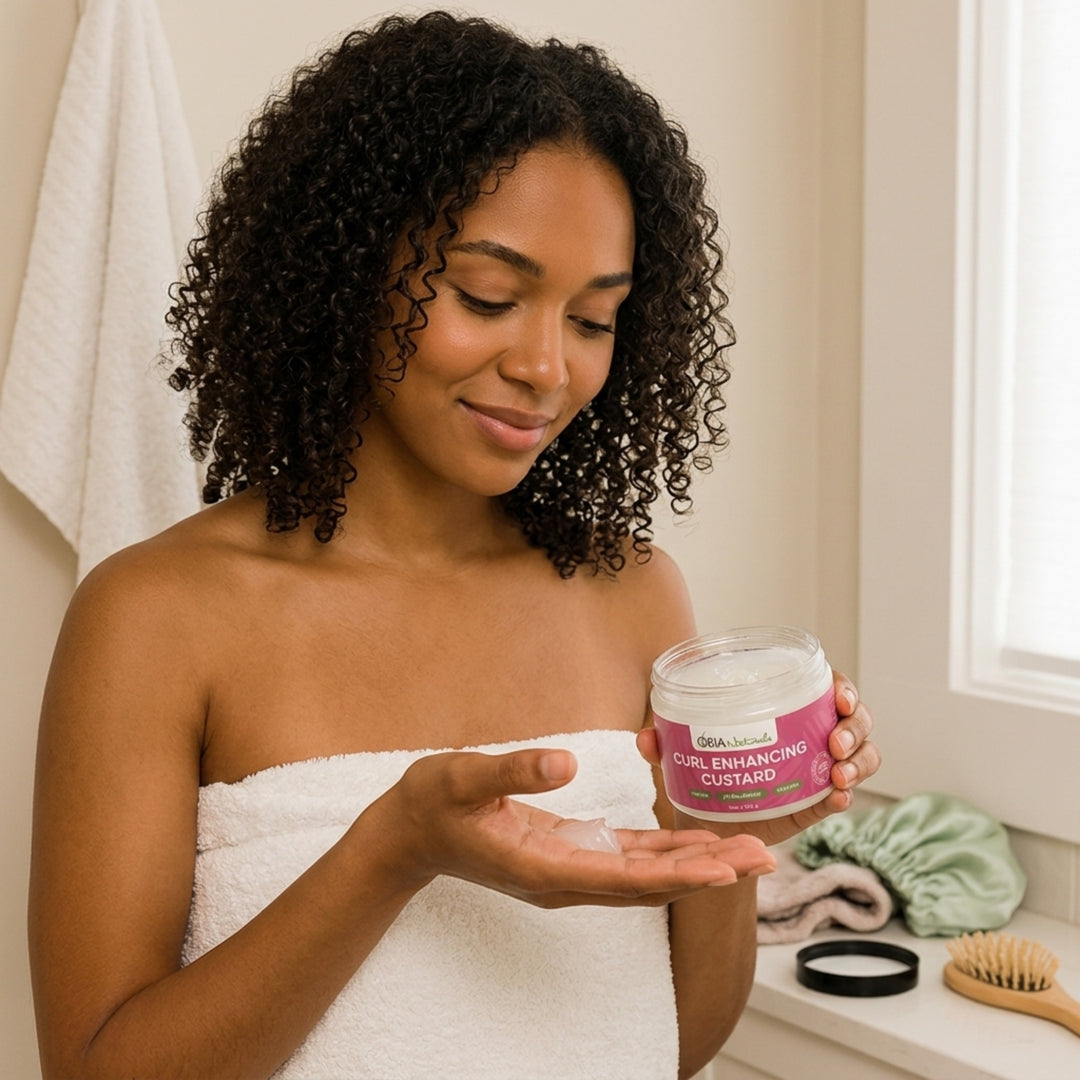 Curl Enhancing Custard — never crunchy, never stiff curl definition