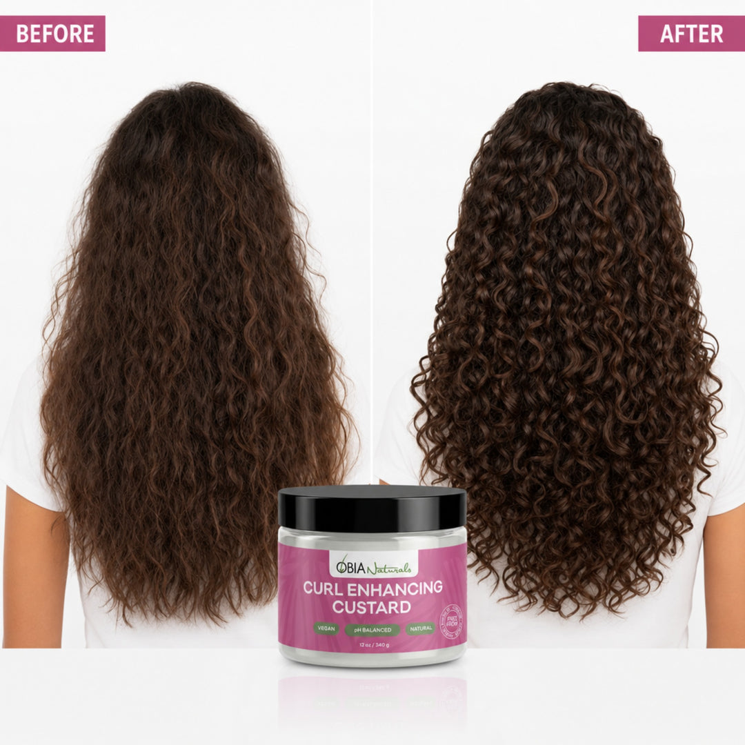 Curl Enhancing Custard — alcohol-free styling gel for finger coils and twist-outs