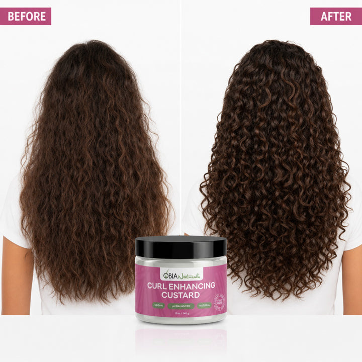 Curl Enhancing Custard — alcohol-free styling gel for finger coils and twist-outs