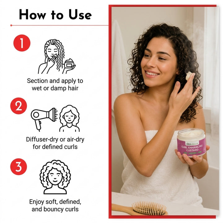 Curl Enhancing Custard — cruelty-free curl defining gel for every texture