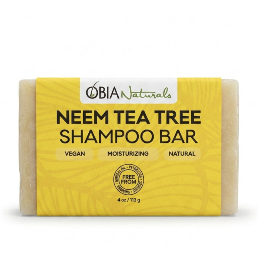 Neem Tea Tree Shampoo Bar — Clarifying Shampoo for Dry Scalp
