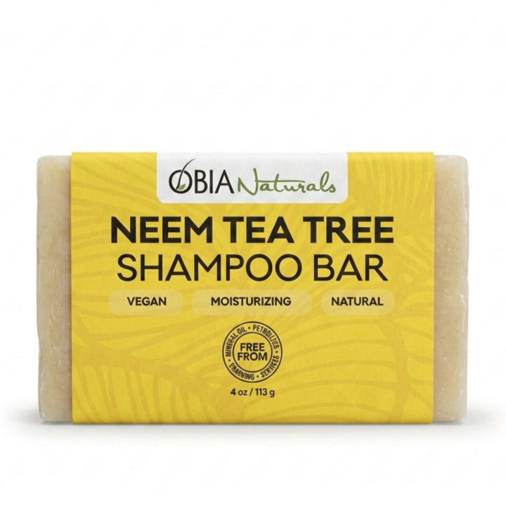 Neem Tea Tree Shampoo Bar — Clarifying Shampoo for Dry Scalp