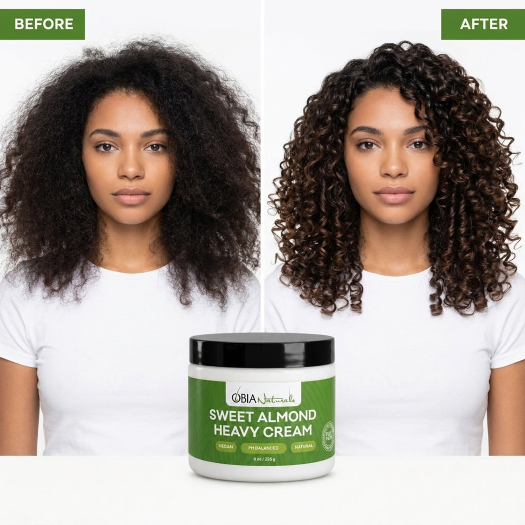 Sweet Almond Heavy Cream — protective Aloe and Rosemary veil for hair and scalp