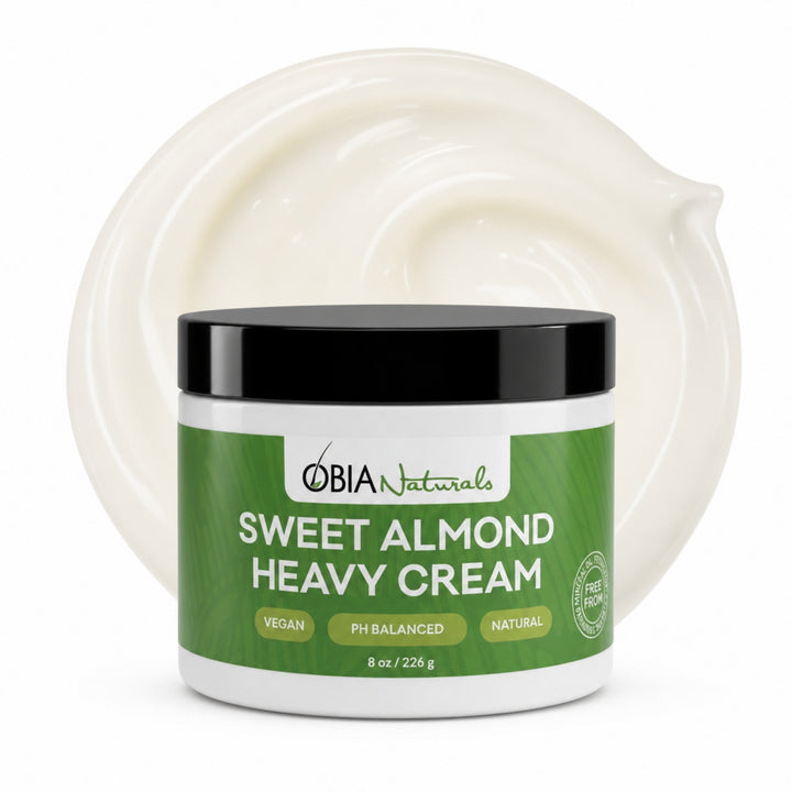 Sweet Almond Heavy Cream by OBIA Naturals — rich moisture leave-in for dry, coarse hair