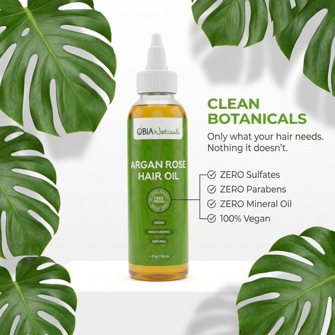Argan Rose Hair Oil — Argan Hair Oil for Dry, Curly Hair