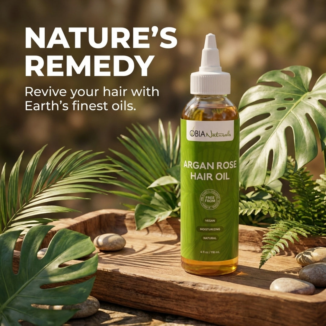 Argan Rose Hair Oil — Argan Hair Oil for Dry, Curly Hair