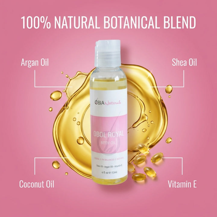 OBOL Royal Body Oil — Argan Body Oil for Women, After Shower