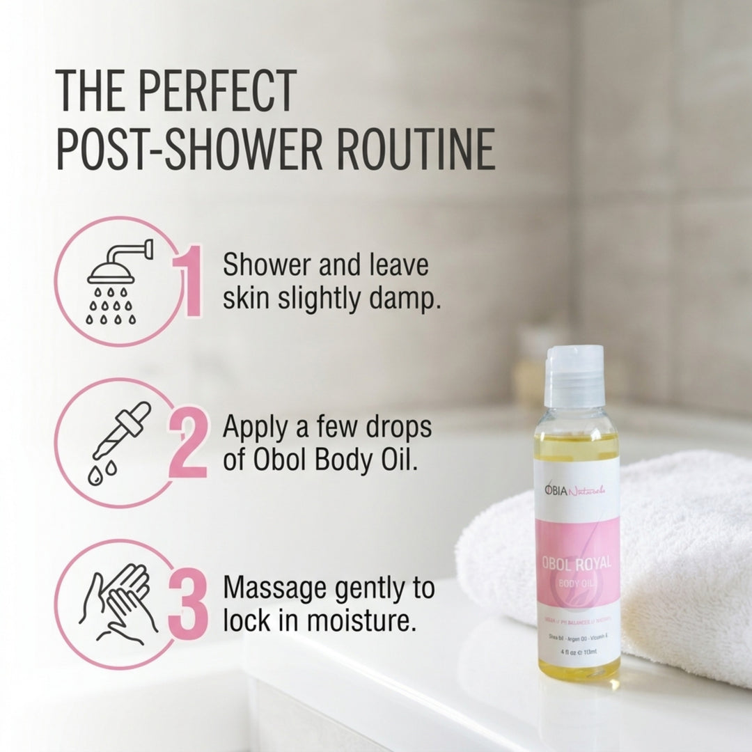 OBOL Royal Body Oil — Argan Body Oil for Women, After Shower