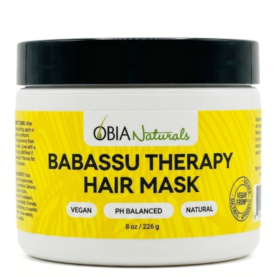 OBIA Naturals Babassu Hair Therapy Mask — vegan plant-protein repair mask for curls and coils