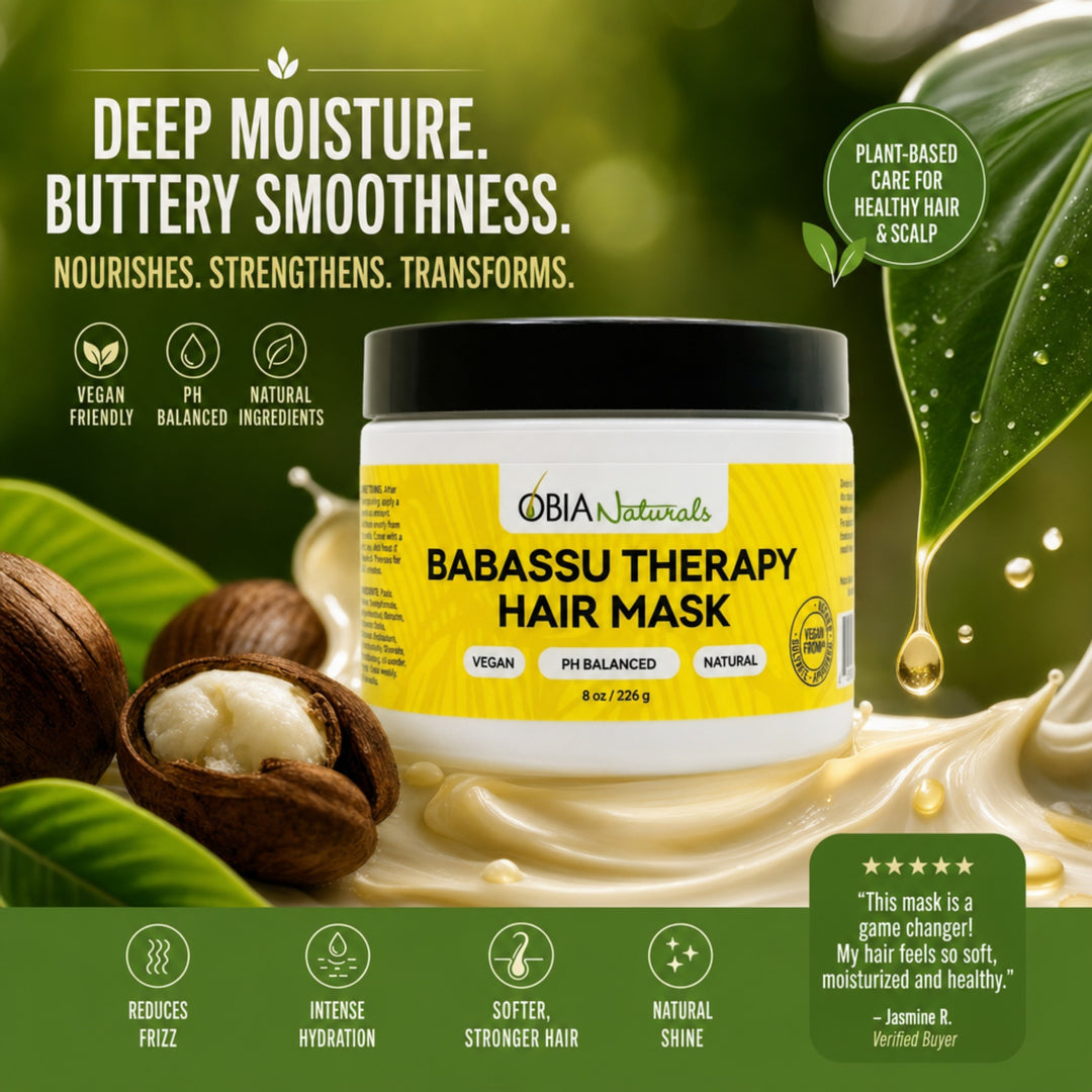 Babassu Hair Therapy Mask by OBIA Naturals — sulfate-free, paraben-free hair mask