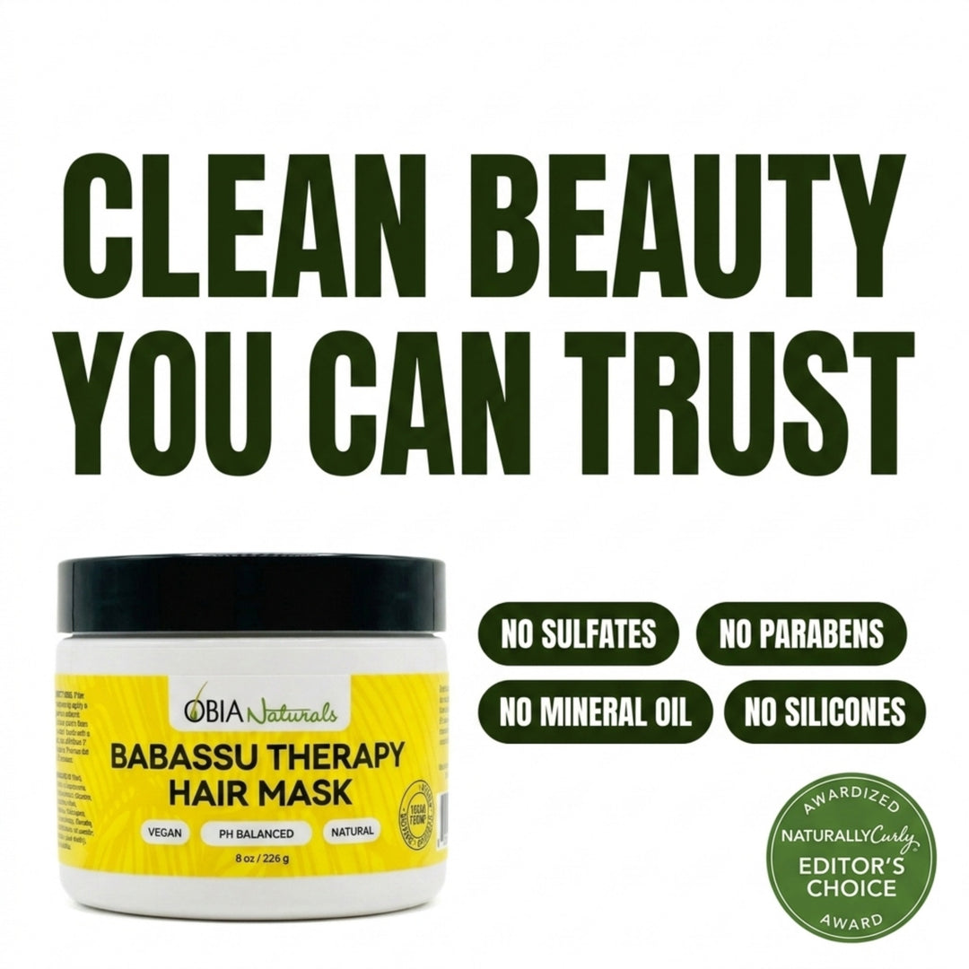 Babassu Hair Therapy Mask by OBIA Naturals — salon-grade deep treatment at home
