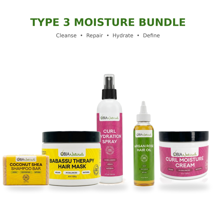 Type 3 Moisture Bundle — Curly Hair Moisture Set