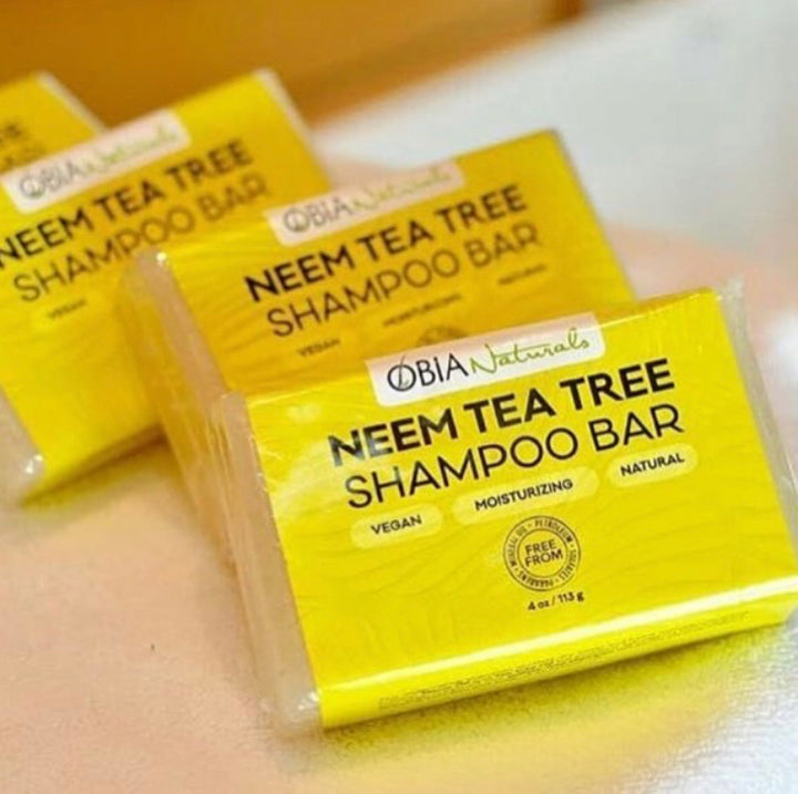 Neem Tea Tree Shampoo Bar by OBIA Naturals — clarifying shampoo for dry scalp
